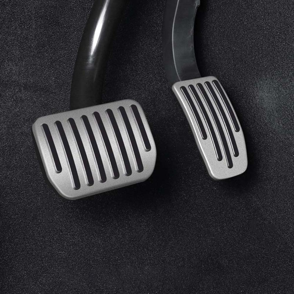 2Pcs Foot Pedal Upgrade Foot Pedal Pads Performance Aluminum Mats Accessories for Model3/Y