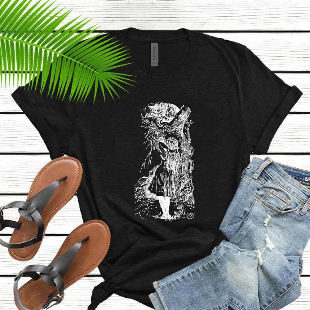 Alice Wonderland T Shirt Cheshire Cat Vintage Illustration TeeCute Trendy Unbirthday Party Shirt Mom Shirt Unisex Casual Tops