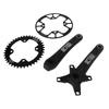 Bike Crank Set Aluminium Alloy 40T Positive and Negative Chainring 40 to 42T Guard Plate Bike Crank Chainring Set