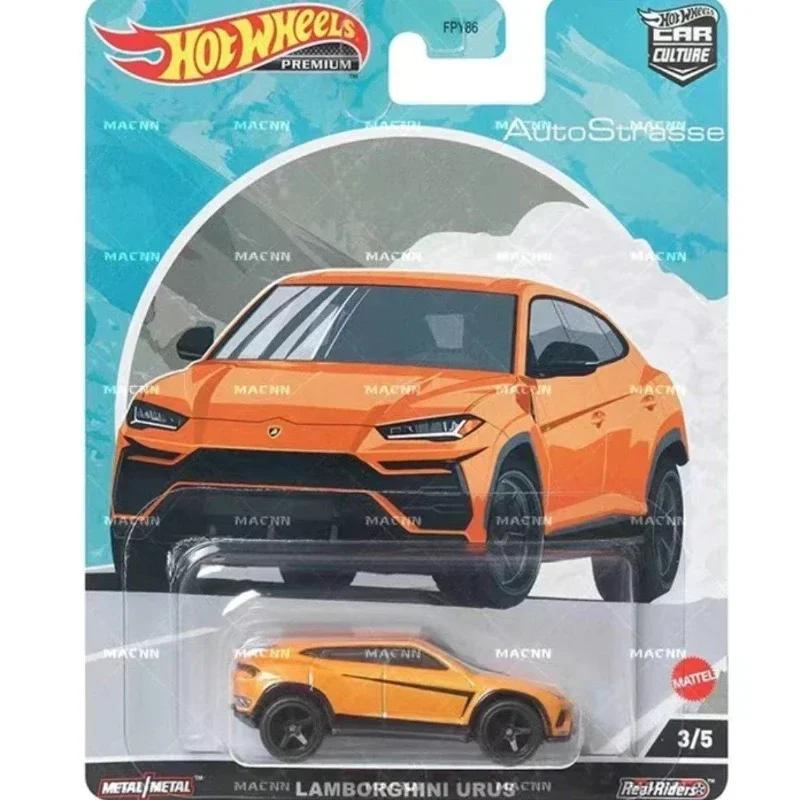 

Оригинальный Hot Wheels Премиум Car Culture Autostrasse Машинка 1/64 Металлическая Mercedes Benz Lamborghini Alpine Детские Игрушки для Мальчиков