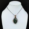 Copper Malachite Jewelry, 999 Copper Wire Wrapped Pendant Handmade Gemstone Jewelry, Gifts For Wife Brand New Pendant