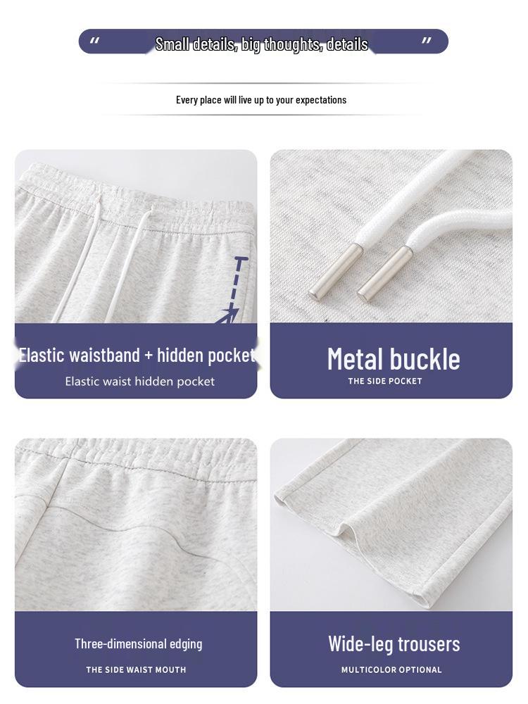 Women's High-Waisted Fleece-Lined Micro-Flare Sweatpants - 2025 Spring/Autumn/Winter Collection: Slimming, Casual, Thickened Flare Pants.