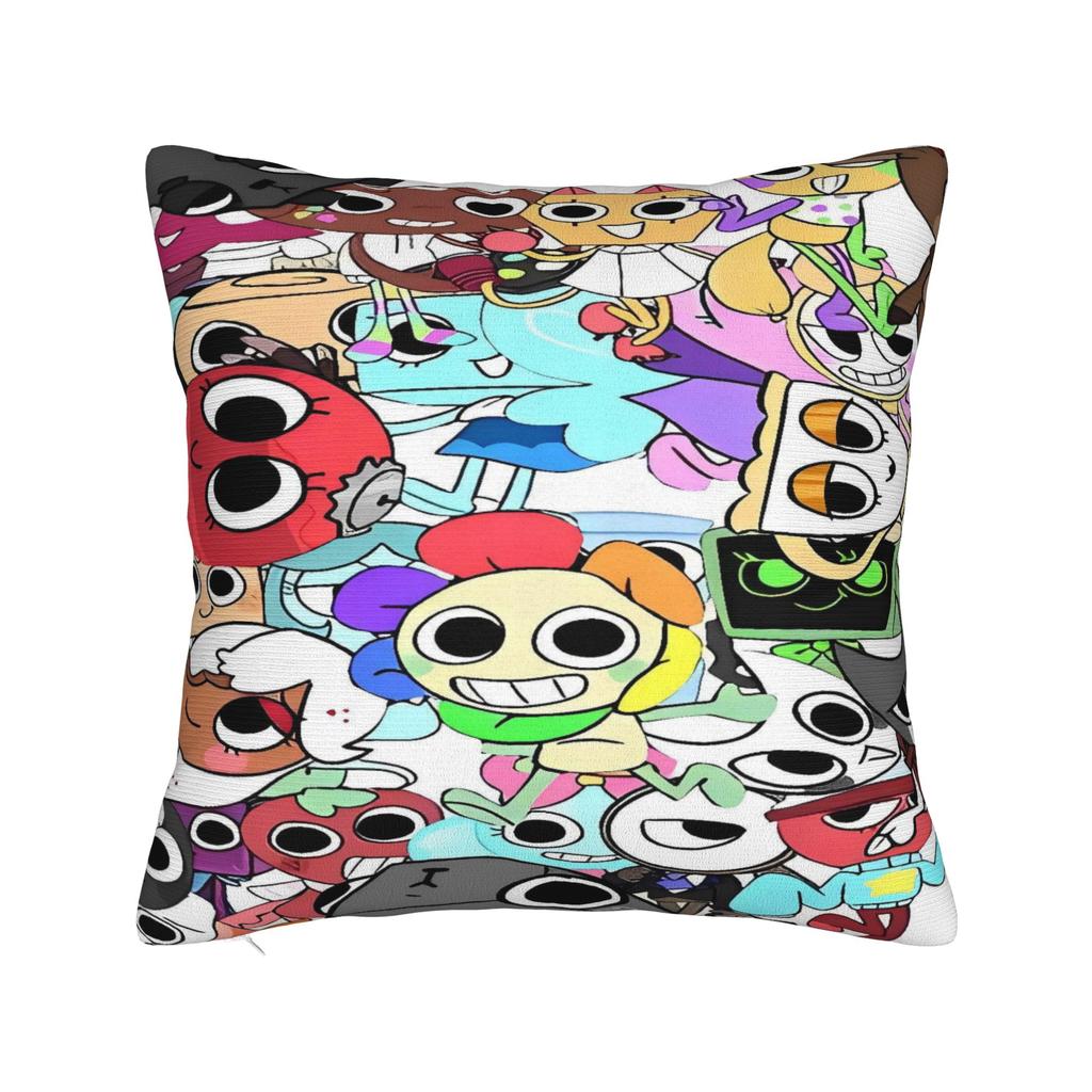 Dandys Värld Spel Tecknad Kuddfodral Mjuk Kuddefodral Mode Kuddfodral För Soffa Sovrum Heminredning