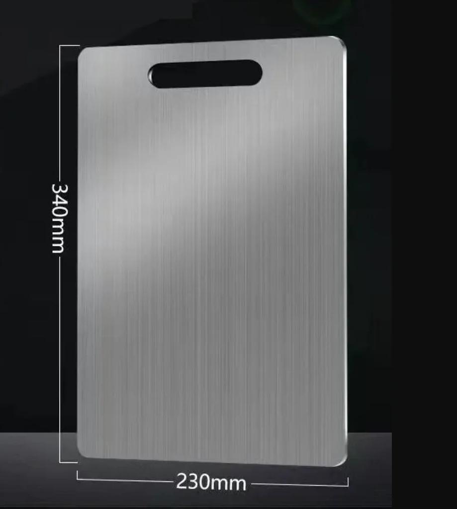 304 stainless steel cutting board double-sided food grade cutting board for kitchen thickened household Antibacterial