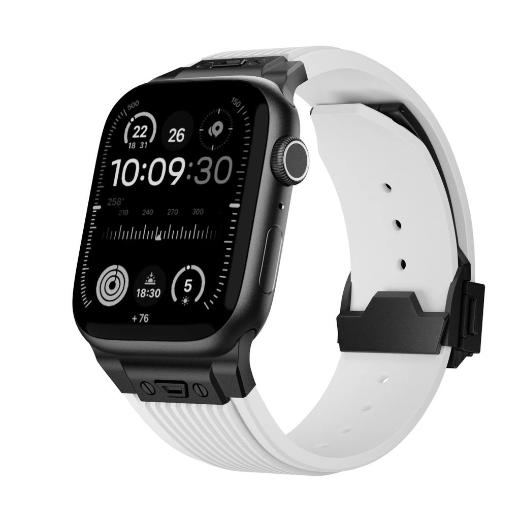 Silikonový sportovní řemínek pro Apple Watch Band řady 9 8 7 6 5 4 SE Ultra 2/1 49mm 45 44 42 41 40 38mm Gumový náramek Correa Pás