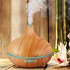 Creative Wood Grain Air Humidifier Quiet Cool Mist Air Purifier Essential Oil Diffuser  Indoor