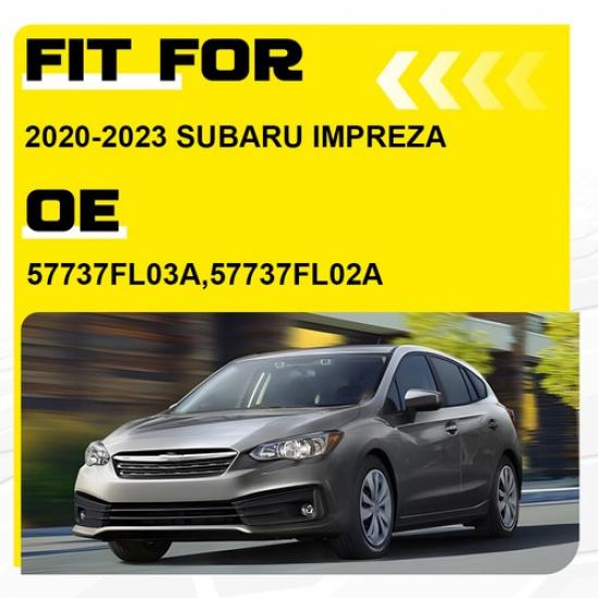 Fog Light Lamp Bezel Cover For - Subaru Impreza Bumper Driver+Passenger