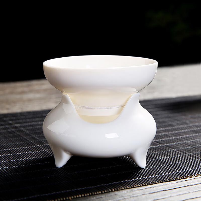 Elegant White Porcelain Gongfu Tea Set