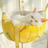Sonnentrocknende Hängematte für Haustiere, Katzenbett, Katzenkäfig, Hängenest, atmungsaktives Katzennest, Hängeschaukel