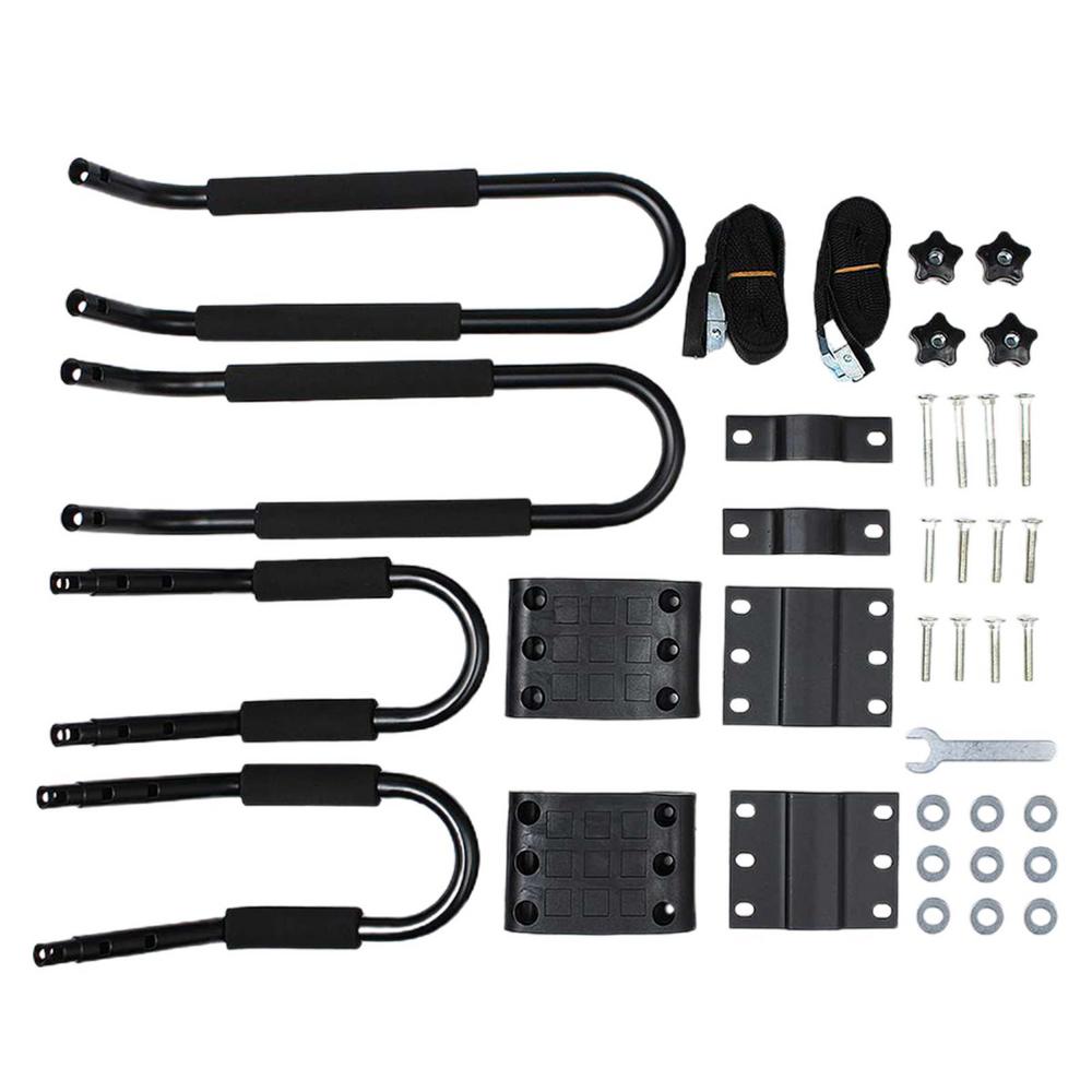 1 Pair Kayak Luggage Rack Roof Mount Car Top Mount Canoe Ski Roof Rack