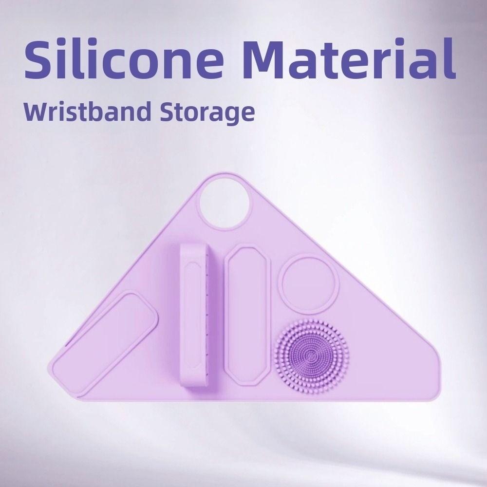 Professional Makeup Palette Mixer Durable Makeup Brush Cleaner Wrist Makeup Brush Holder Make Up