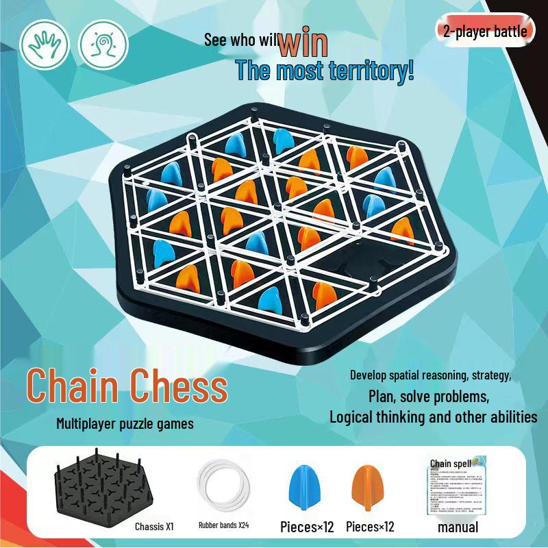 

Трансграничная игра в треугольные шахматы: Развивающая игрушка для семейного и детского интерактивного развития логики