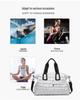 Waterproof High-Capacity Travel and Sports Bag - Unisex Shiny Design for Gym and Swimming