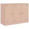 VidaXL Buffet Pink 99x39x73 Cm Steel, Cabinet, Cupboard, Highboard, Sideboard, Storage Cabinet, Organizer of 841722