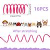 16-80pcs Cat Springs Toys Kitten Coil Spiral Pet Interactive Gauge Plastic Spring Toy Colorful Springs Cat Pet Toy Products