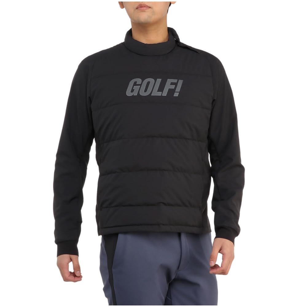 

Mizuno Breath Thermo Tech Lining Golf Size M Pullover, Moisture-Wicking, Heat-Generating, Stretch, Men s Wear, Black, (E2MEA504) чорний