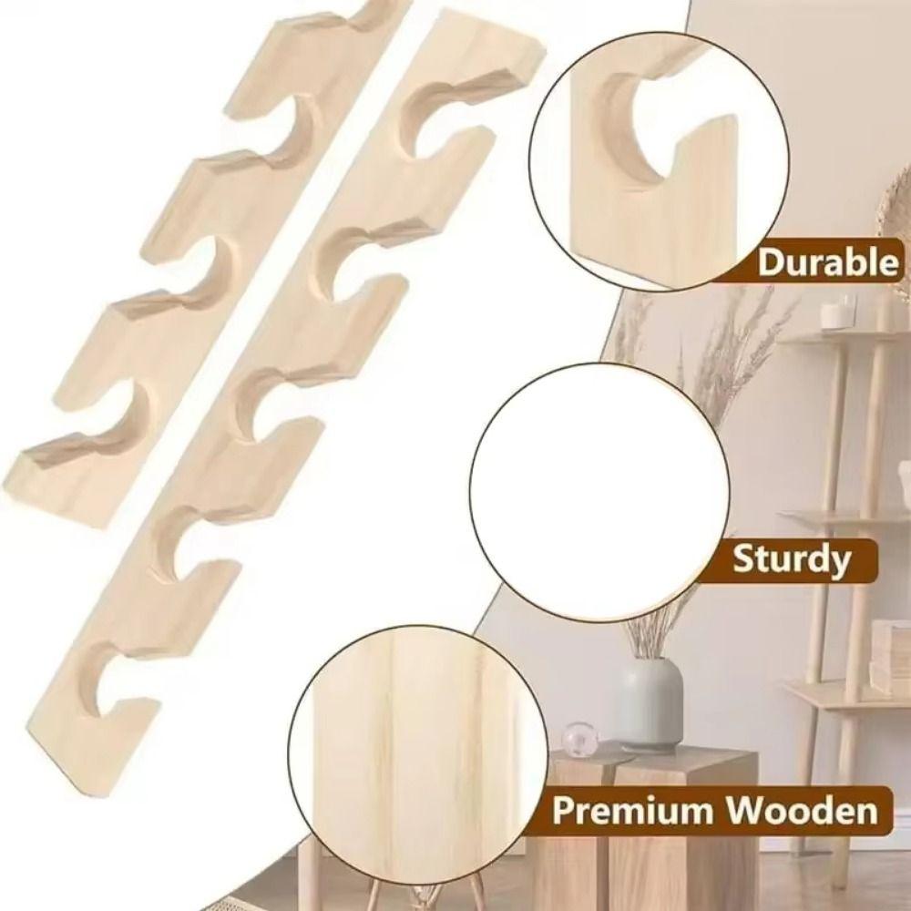 5 Hooks Baseball Cap Organizer Space-Saving Hat Display Shelf Wall Mounted Hat Rack  Home Decor