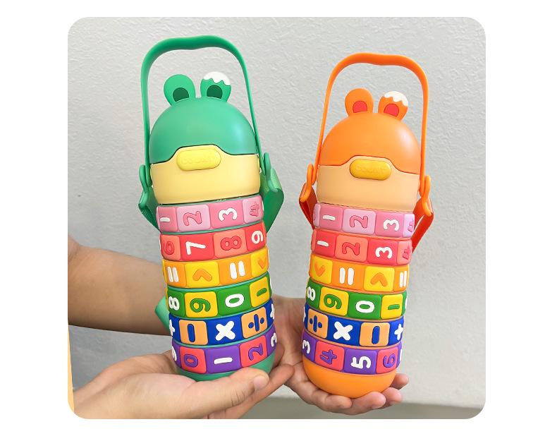 Portable Insulated Cup for Kindergarten Kids - 316 Stainless Steel, Large Capacity, Cute Design