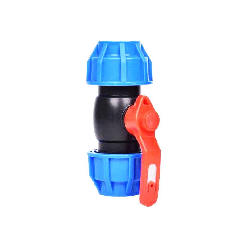 Blue Cap Quick Connect Water Pipe Fittings: No-Heat Fusion Repair Elbow, Tee, Ball Valve, Union Accessories