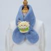 Cute Cartoon Panda Plush Scarf for Kids - Windproof & Thickened Winter Neck Warmer