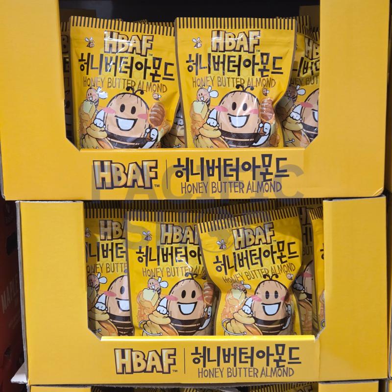 HBAF Mandorle al Miele e Burro 500g / 17.64 oz Formato Grande Confezione Coreana Costco