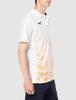 Mizuno Tennis Collared Game Short Size 62JA1502 Wear, Shirt, Sleeve, Moisture-Wicking, Quick-Drying, White, 2XL,