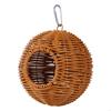 Artificial Rattan Woven Parrots Nest Shelter For Pet Birds Home Decors Craft X3UC
