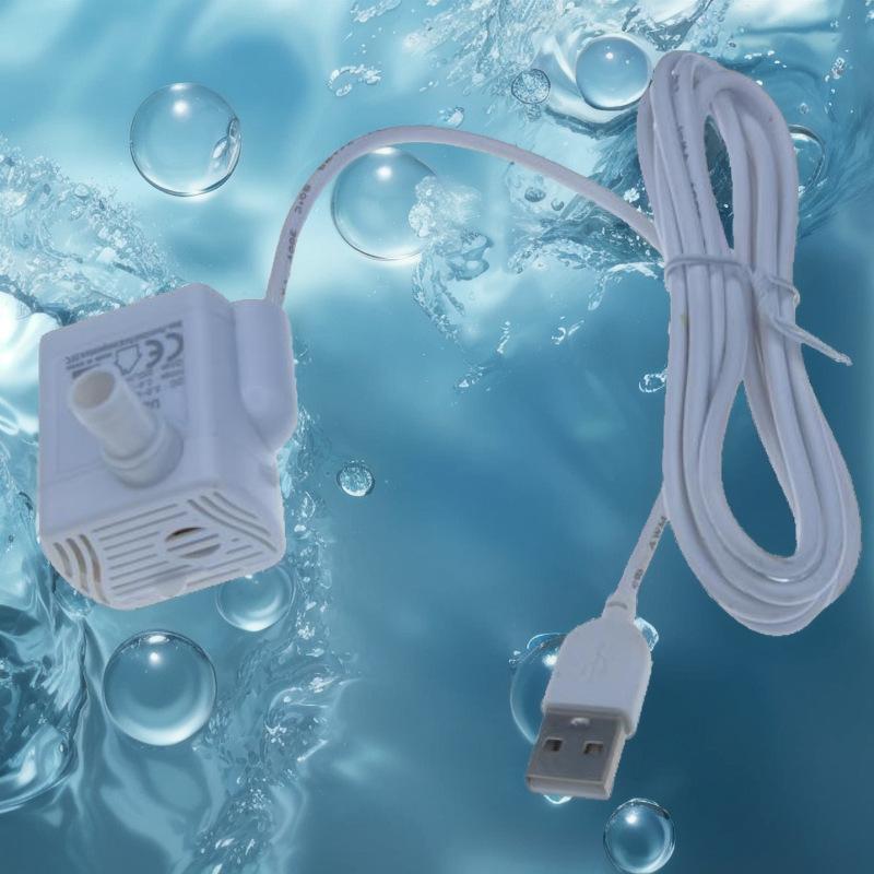 Ante Electric USB-1020 Small Water Pump 5V Mini Fish Pump Craft Plant Planting DC Mini Water Pump(USB-1020 black)