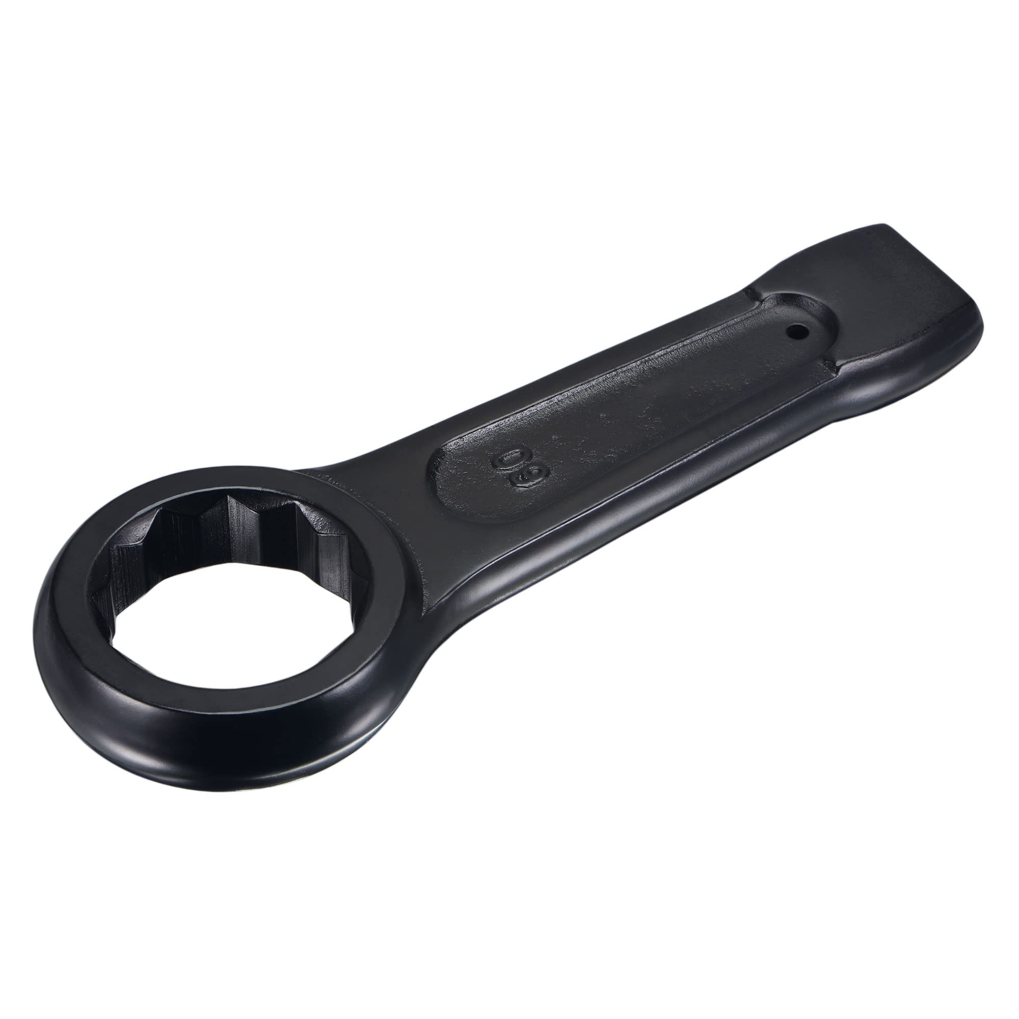 

uxcell 60mm Box End Striking Ring and Durable Steel Hand Tool Wrench, Wear-Resistant High-Strength Single-Head Wrench,