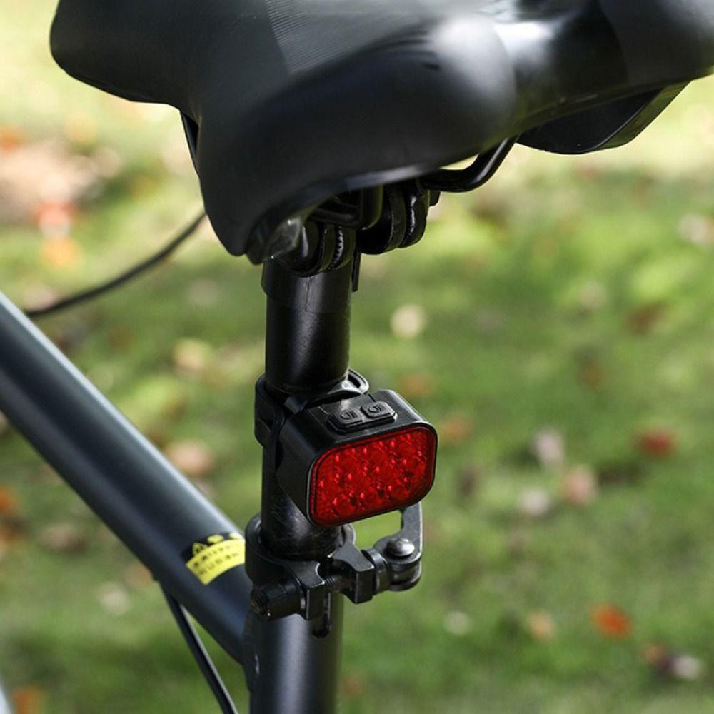 Waterproof Bicycle Light Set Front Rear Lights LED USB Charge Bike Light Highlight Lamp 8 Lighting Modes MTB Light Cycling