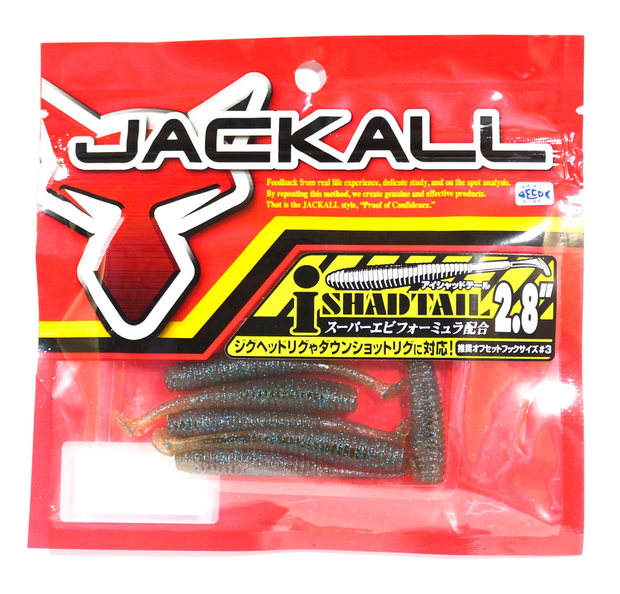 

Мягкая приманка Jackall I Shad Tail, 2,8 дюйма, темно-коричная синяя чешуйка (8340)