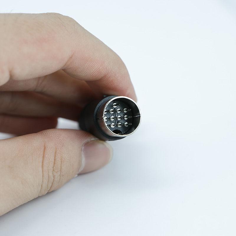 DIN Plug 13 PIN Male Inline Audio Adapter Cable Connector DIN-13P Plug Audio AV Connector For Keyboard Audio Computer Kenwood