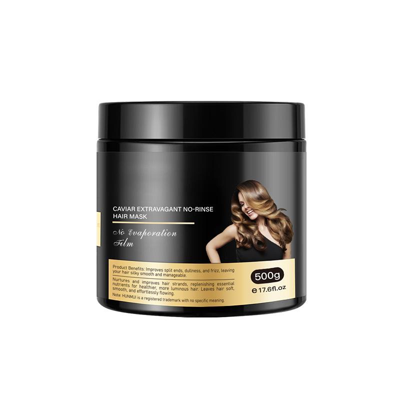 500ml Caviar Hair Mask 5 Seconds Repair Damage Frizzy Smooth Hair Organic Keratin Straightening Restore Soft Nourish Magical Hair Care