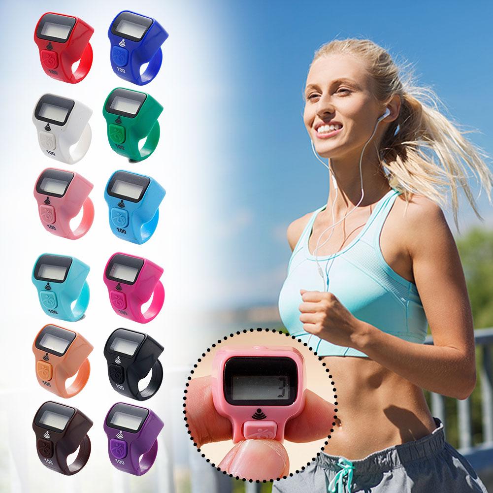 Fitness Electronic Finger Counter5-Digit Number Count Clicker Resettable Clicker Mini Digital Display Hand Tally Counter