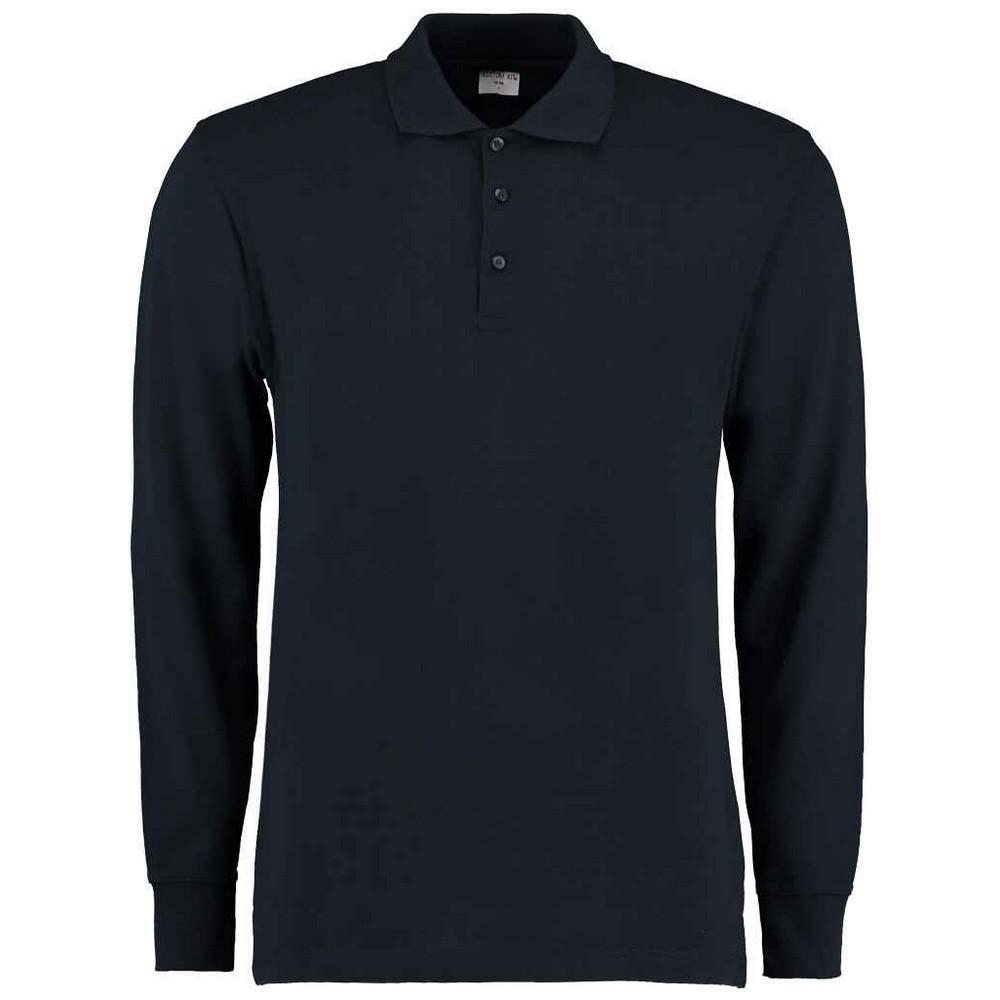 Kustom Kit Mens Pique Long-Sleeved Polo Shirt