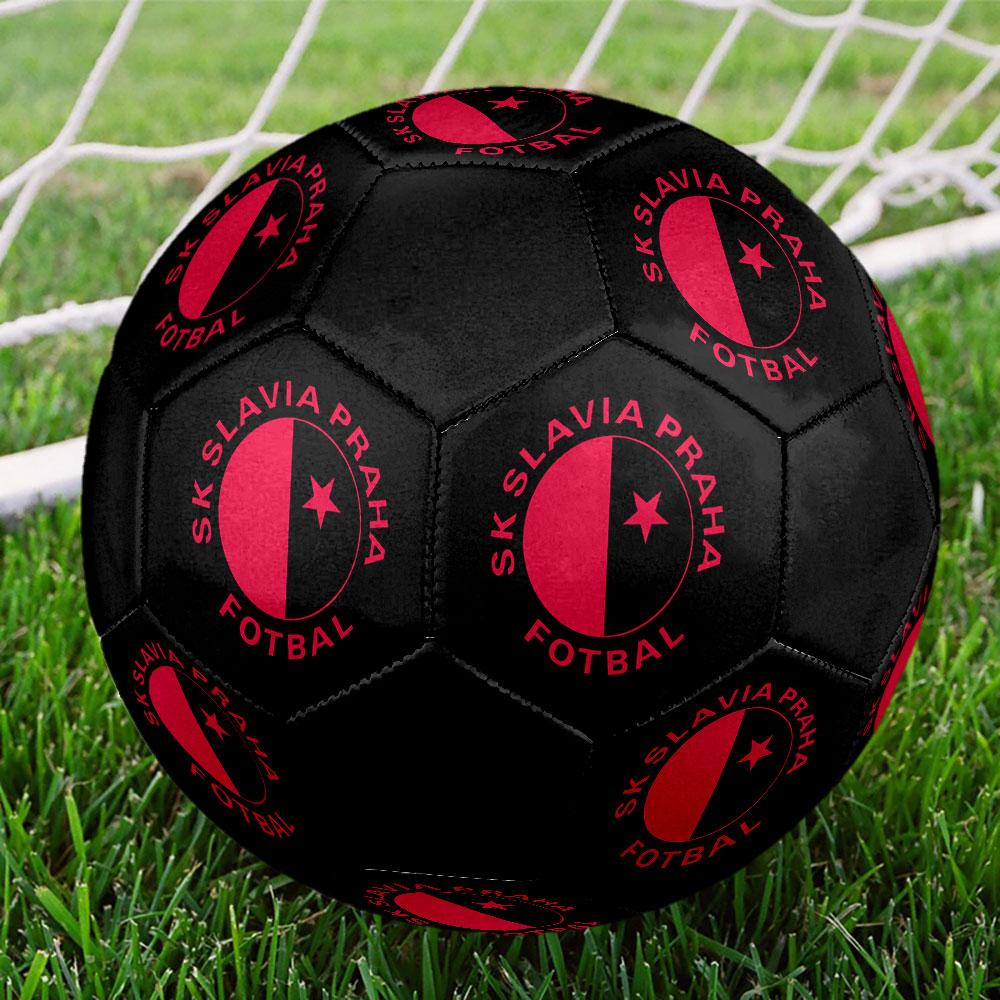 SK Slavia Praha Storlek 5 Fotboll, Maskinsydd PVC, Hållbar & Hög Studs, Passar Alla Åldrar, fan-produkt, matcher & utomhusbruk.