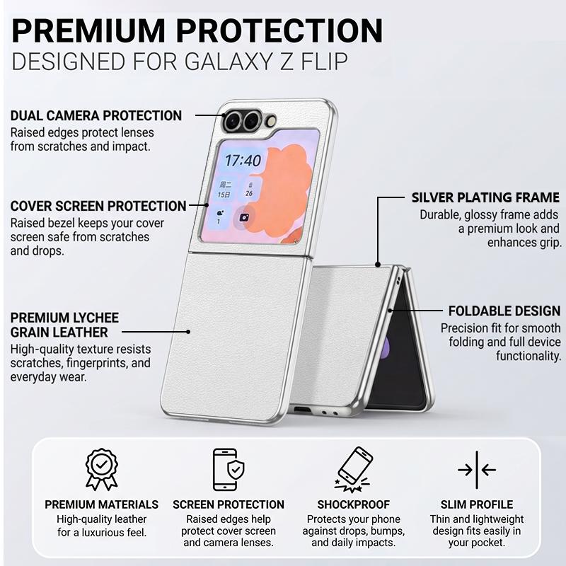 Jellyfish Dolphin Pattern Case For Samsung Galaxy Z FlIP 7 FE 6 5 Z Flip7 Flip6 Flip5 Luxury Plating PC+PU Leather Hybrid Folding Phone Cover