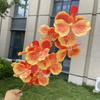 9 Heads Vanda Orchids Artificial Flowers Faux Silk Flowers for Wedding Home Decor Photography Props