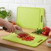 Non-Slip Silicone Cutting Board Hanging Cutting Block Mat Anti-Mold Cutting Board  Food Preparation