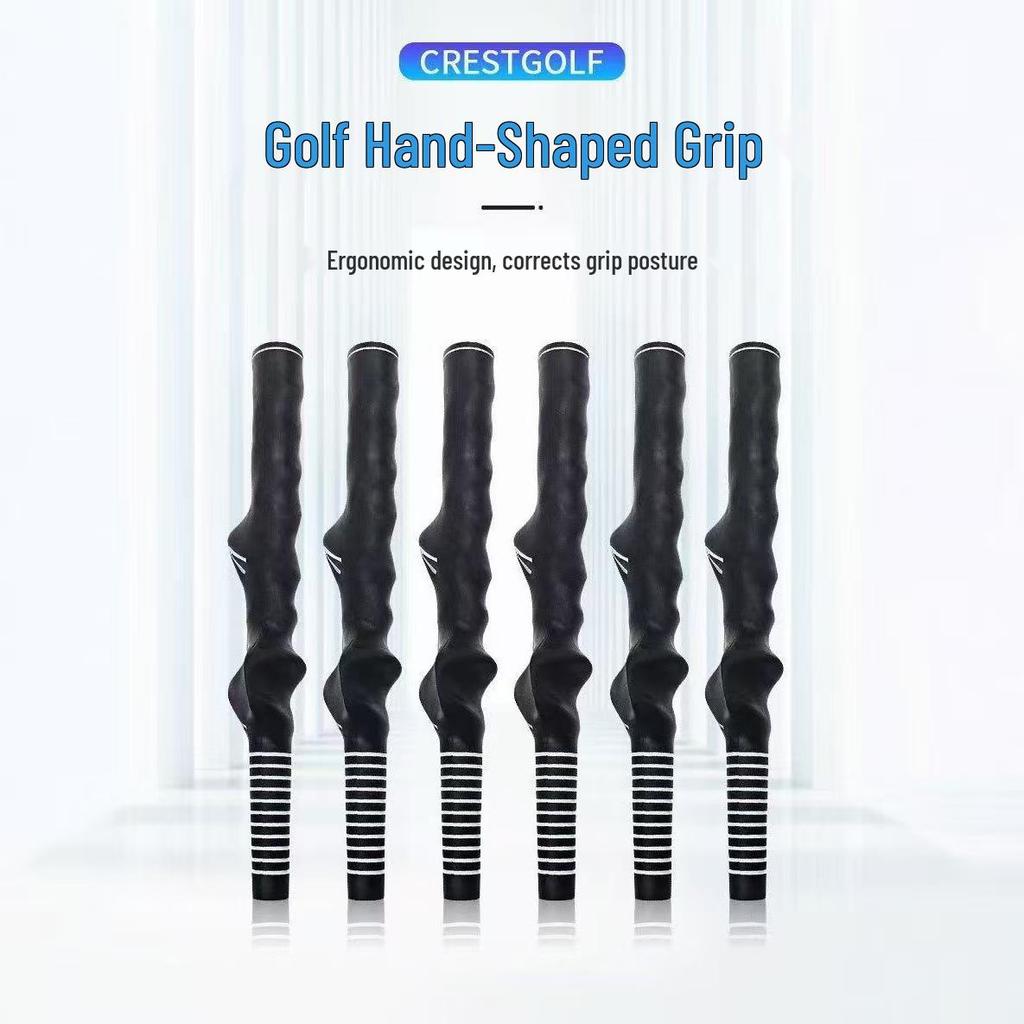 Golf Beginner Rubber Hand-Shaped Grip Handle