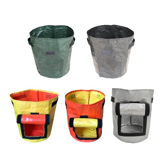 Bag Garden With Plant Grow Reinforced Handle Excellent Drainage Easy To Transport Breathable Reusable Plant Growing Bag