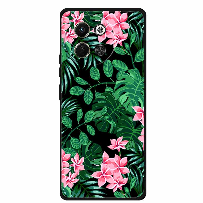 Black Silicone Case For Tecno Pova 6 Neo Spark 30 5G Back Cover Case Cartoon Soft TPU Coque For Tecno Camon 30S 30 S Pro Case