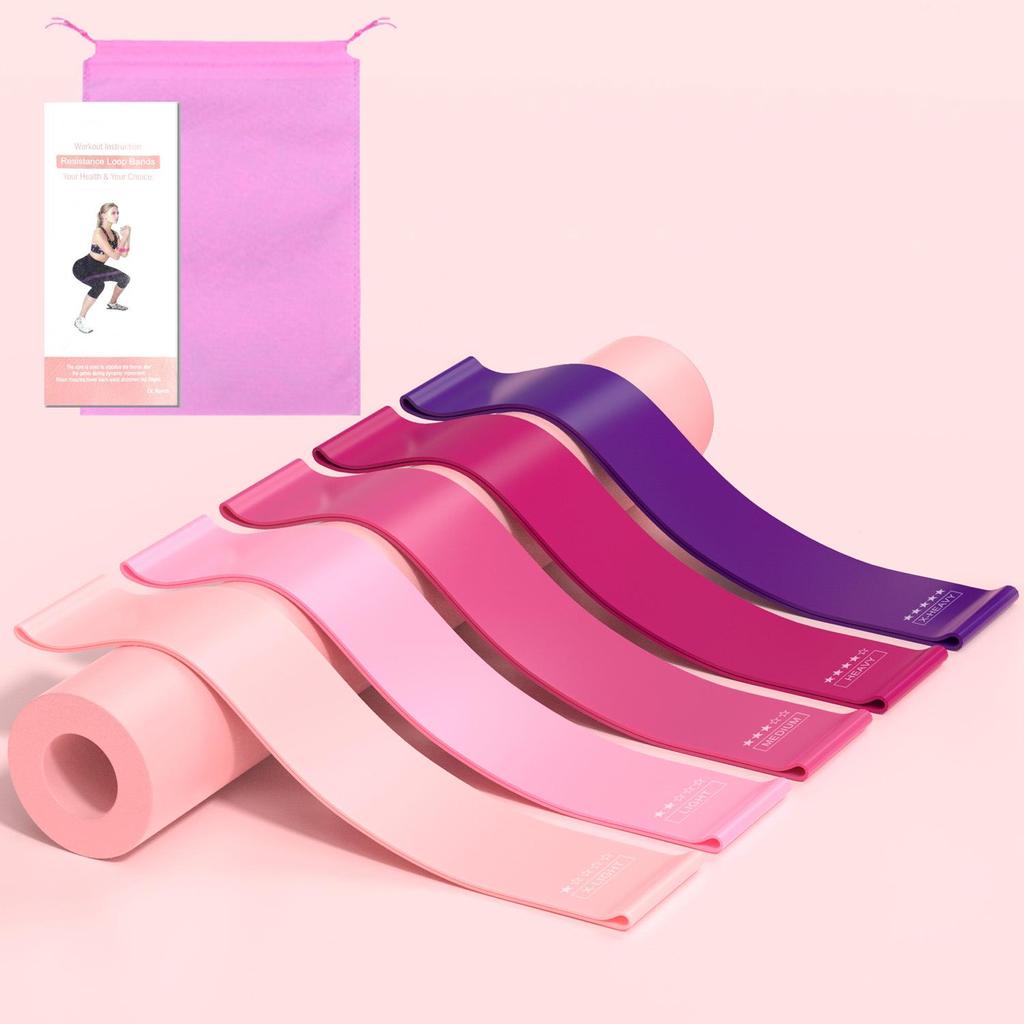 Elastische Yoga & Fitness Weerstandsband Set voor Benen & Heupen