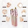 2-In-1 Electric Shaver Eyebrow Trimmer, Rechargeable Facial Hair Removal Brow Shaver, Women Facial Razor Epilator with Built-in LED Light
