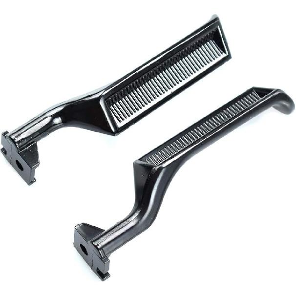 Black Interior Metal Door Handle Front Left Driver Passenger Compatible with 1987-1996 Ford Bronco F150 F250 F350 F53 F59 F800 E7TZ-1522601-A