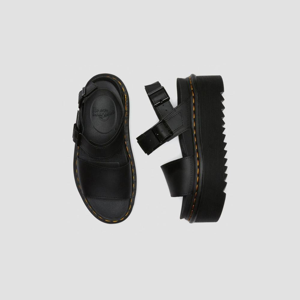 Sandals Dr. Martens Black Voss Quad