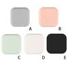 Square Door Stopper Silicone Solid Color Detachable 9mm Adhesive Punch-free Household Office Wall Protector Fridge Bumper