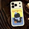 Cute Scarf Penguin Bear for Apple iPhone17Promax Mobile Phone Case IP16 Candy Air Cushion 15 Women