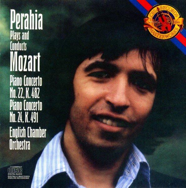 CD MOZART; PERAHIA - Piano Concerti 22 & 24  MK42242 CBS Masterworks 1987 USA & Cana Classical Used