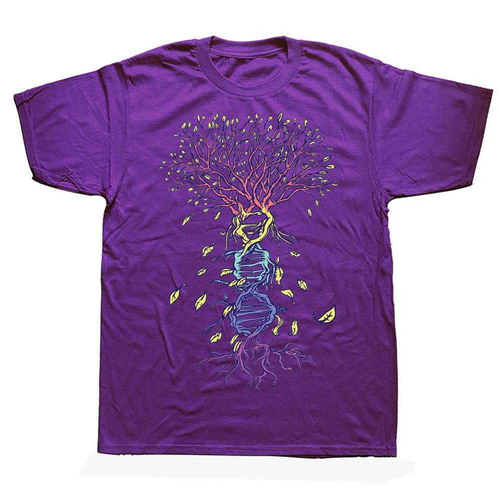 

Футболки с ДНК-биологией, генетикой, древом жизни, летняя хлопковая уличная одежда с графическим рисунком, футболка с короткими рукавами, подарки на день рождения, одежда унисекс S